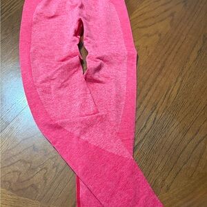 Girls' Pink Seamless Active Leggings